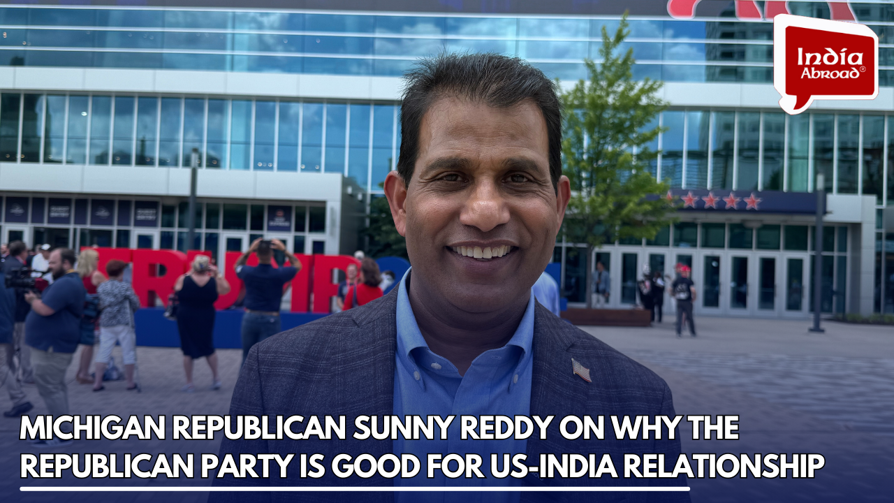 Michigan Republican Sunny Reddy on why the Republican party is good for US-India relationship